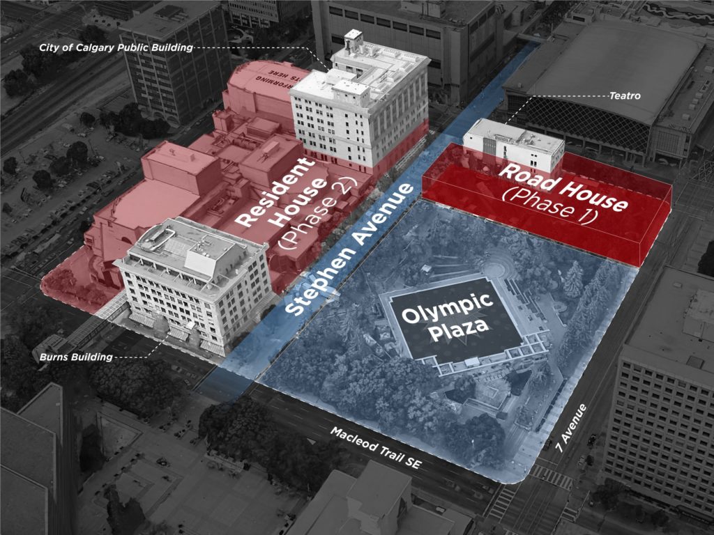 Area map for Arts Commons Transformation project