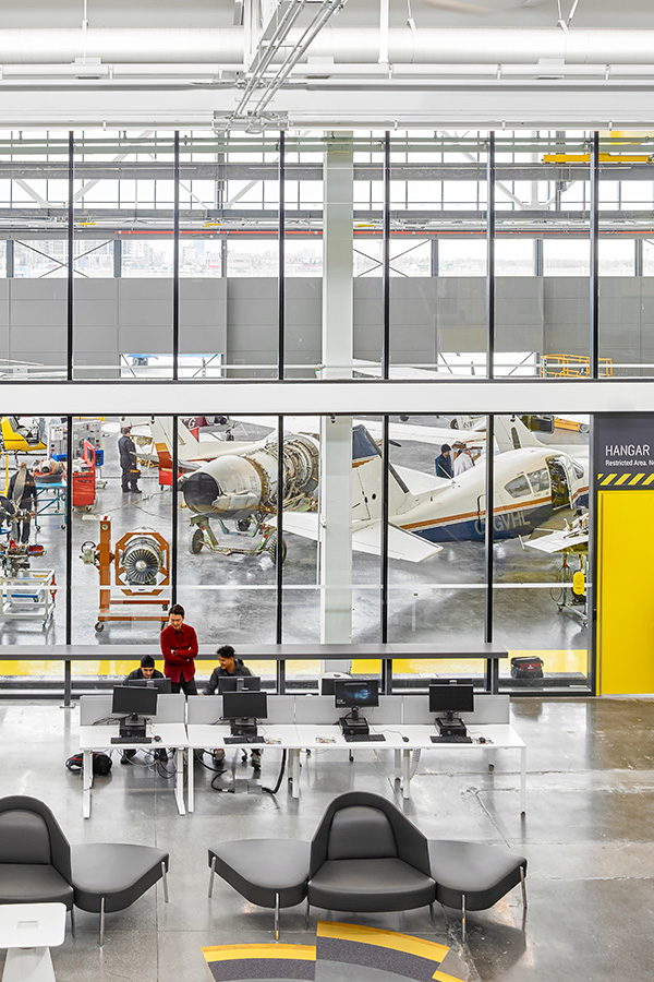 Bombardier Centre for Aerospace and Aviation at Downsview Campus, Centennial College, Toronto, Ontario